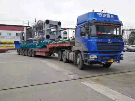 精密仪器气垫车运输